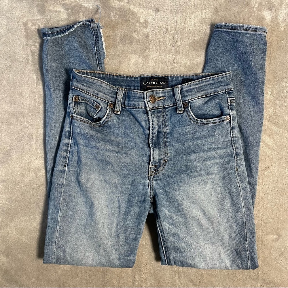 Lucky Brand Bridgette Skinny medium wash women’s size 26 jeans casual long pants